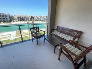Terrace/patio - Marassi 3 bedroom with marina view 8g (El Alamein)