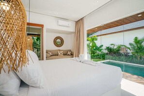 Basic Villa, Multiple Beds | 2 bedrooms, laptop workspace, iron/ironing board, bed sheets