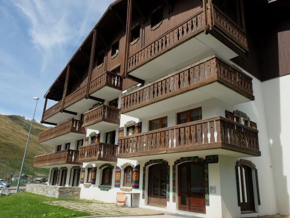 Exterior - Studio near slopes, balcony, pets allowed (Tignes)