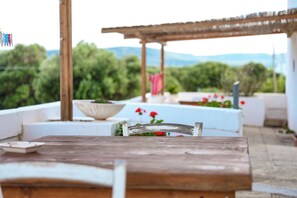 Panoramic Room, Sea View, Tower | Terrace/patio - Masseria Piccole Taverne (Ostuni)