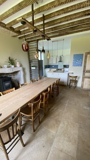 Dining - The Presbytery, Spacious Family Home for 10 People, 4 Bedrooms (Touillon)