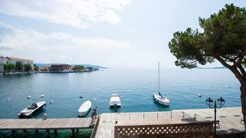 Blick von der Unterkunft