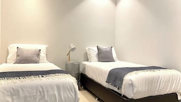3 habitaciones, ropa de cama de alta calidad y decoración personalizada