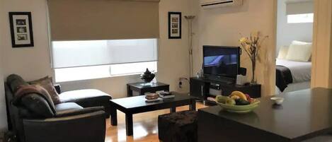 Family House | Living area | 40-inch flat-screen TV with premium channels, TV