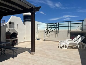 Outdoor dining - ¡ático Dúplex con Piscina Privada en Vera - Playa! (Vera)