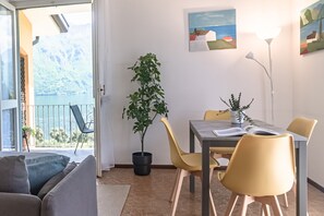 Apartment | Living area | 35-inch flat-screen TV with digital channels, TV - Ca' Maria Acero by Wonderful Italy  (Bellagio)