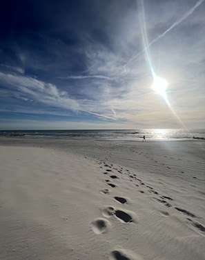 On the beach