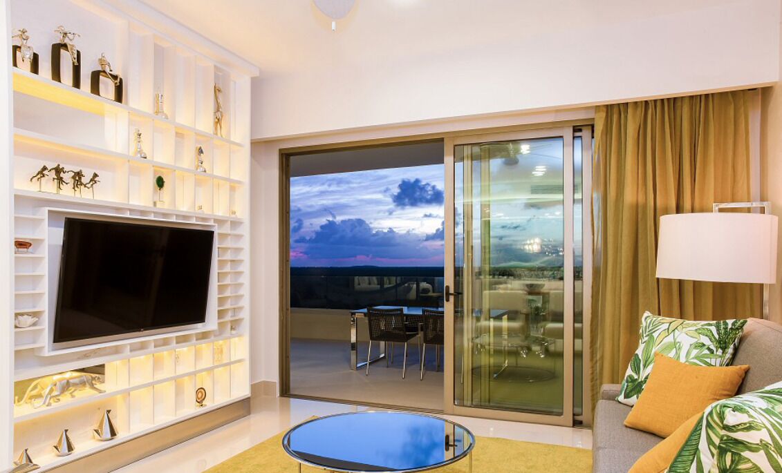 Private Balcony w/ View in Modern Chic 2BR Condo on Garza Blanca Resort