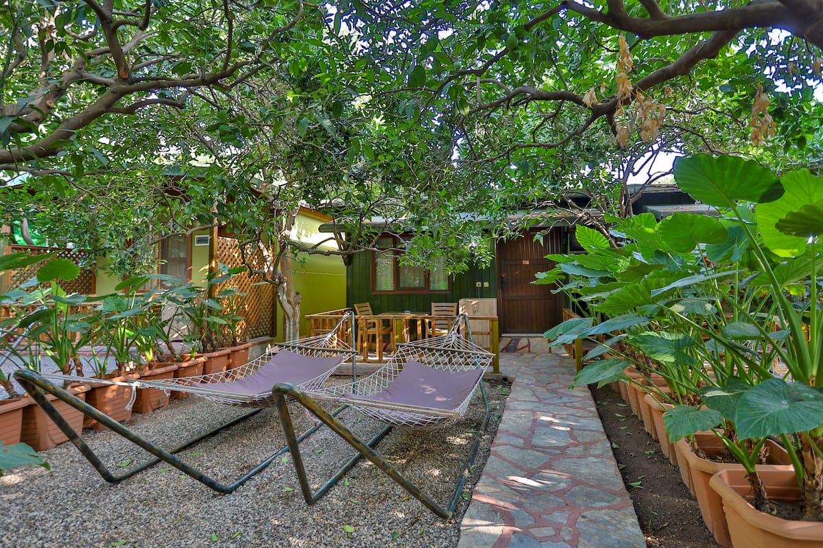 Bungalow | 2 camere, biancheria da letto di alta qualità, minibar, una scrivania