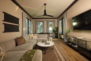 TV, offices - Chic, Marigny Home | Heated Pool (New Orleans)