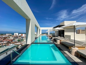 Pool - Blissful Ocean-View Penthouse with Rooftop Pool (Puerto Vallarta)