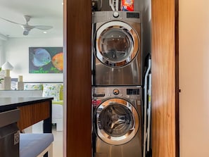 On-site washer and dryer