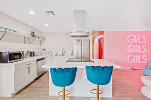 Fridge, microwave, oven, stovetop - Playful 4BR retreat w/ heated pool & backyard (Scottsdale)