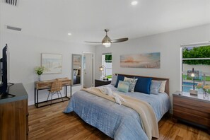 2 Schlafzimmer, Schreibtisch, Bügeleisen/Bügelbrett, kostenloses WLAN