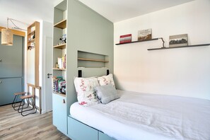 Iron/ironing board, free WiFi, bed sheets - La Florette - Studio avec vue mer (Pléneuf-Val-André)