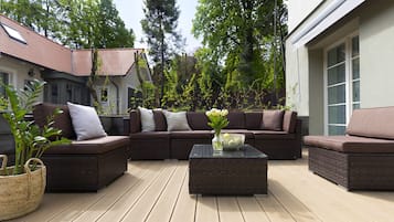 Deluxe appartement | Terras