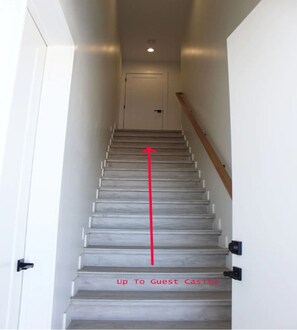 Stairs up to guest house - Modern Cozy Farmhouse (Cedar City)