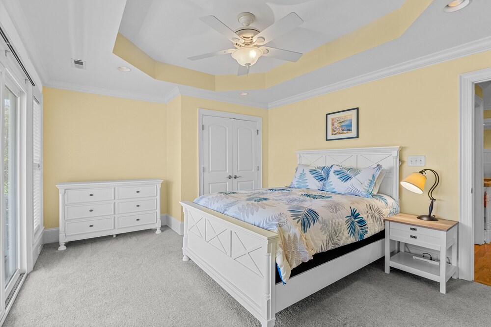 Dogfriendly home with ocean/sound views and private beach path Pine Knoll Shores Vrbo