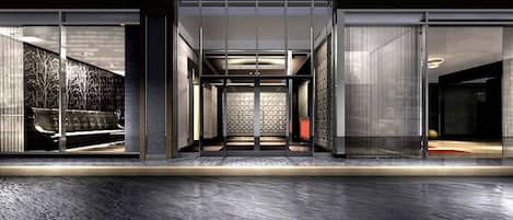 Entrée de l’hébergement