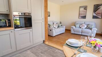 Fridge, dishwasher, electric kettle, toaster