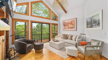 TV, fireplace, table tennis