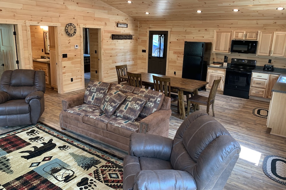 Riverfront new cabin St Germain 2 bedroom year round