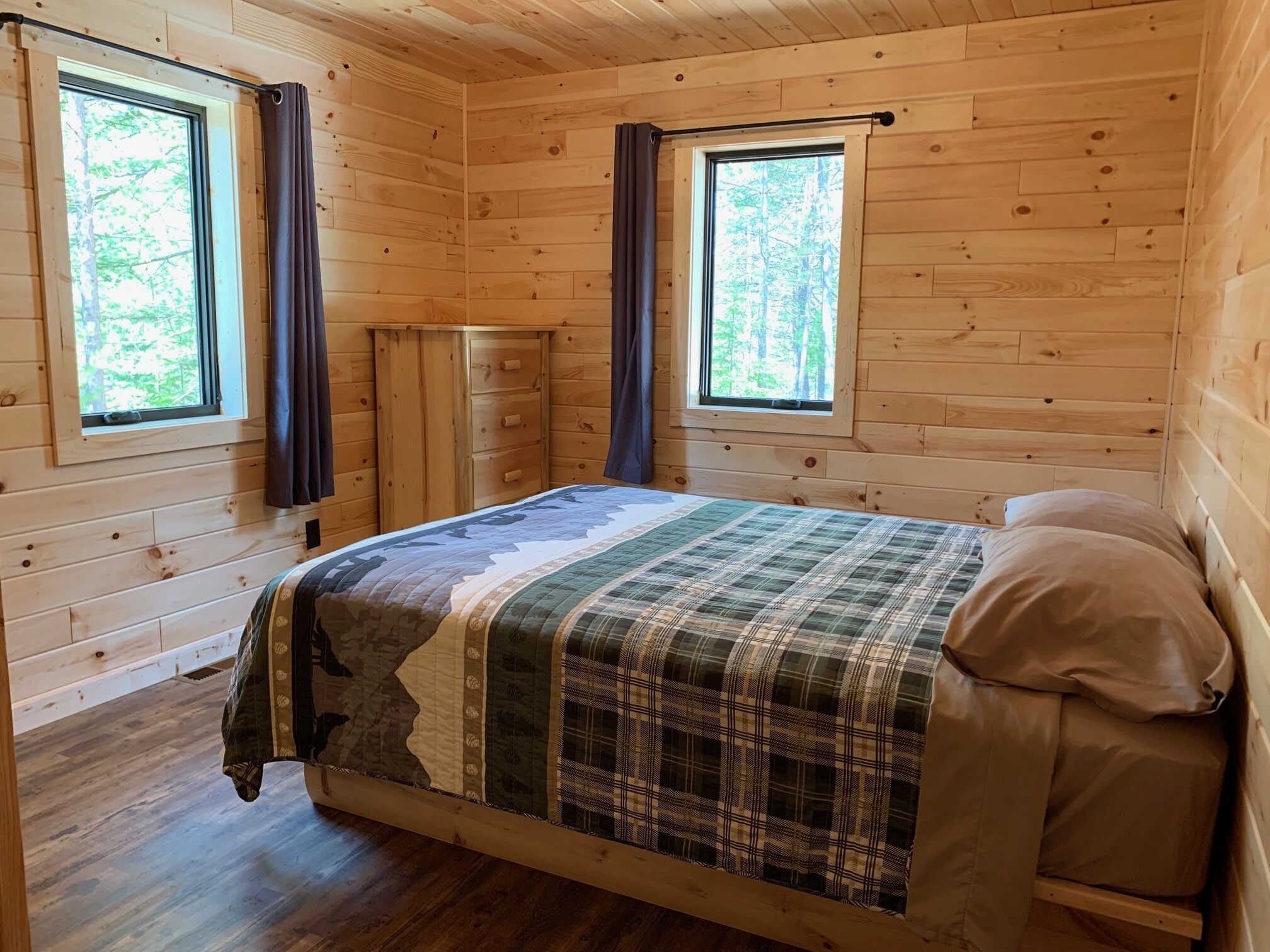Riverfront new cabin St Germain 2 bedroom year round