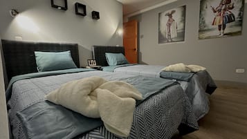 2 soveværelser, gratis Wi-Fi, sengetøj