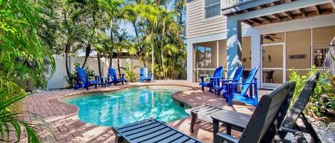 Una piscina climatizada