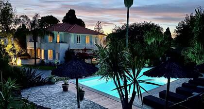 Beautiful 8 bedroom historic Art Deco Villa on Cap d'Antibes very close to beach