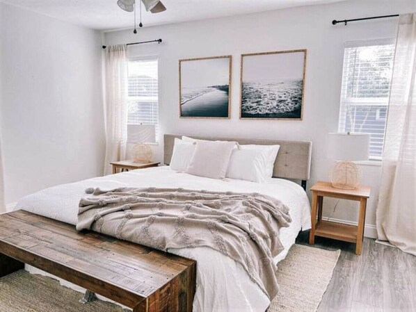 2 habitaciones, wifi y ropa de cama 
