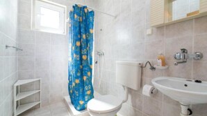 Apartment | Bathroom | Shower - Apartments Boguvila - Two-bedroom Standard Apartment With Terrace - (Supetar)