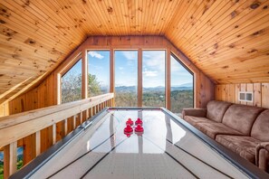 Games room - Views! Secluded Cabin, New Hot Tub, Fire Pit (Pigeon Forge)