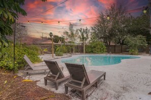 Pool - Sunny 3BR escape w/ tiki patio dining & yard (Largo)
