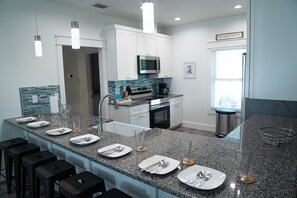 Fridge, microwave, oven, stovetop - Coastal Elegance Villa & Pool Sleeps 18 (Panama City Beach)