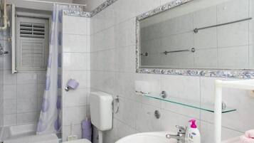 Apartment | Bathroom | Shower, hair dryer