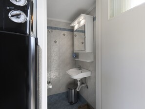 Shower, hair dryer