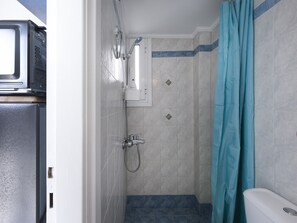 Shower, hair dryer
