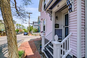 Exterior detail - Munjoy Hill- Immaculately restored antique 1874 New Englander with private patio (Portland)