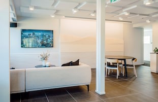 Sala de estar en el lobby