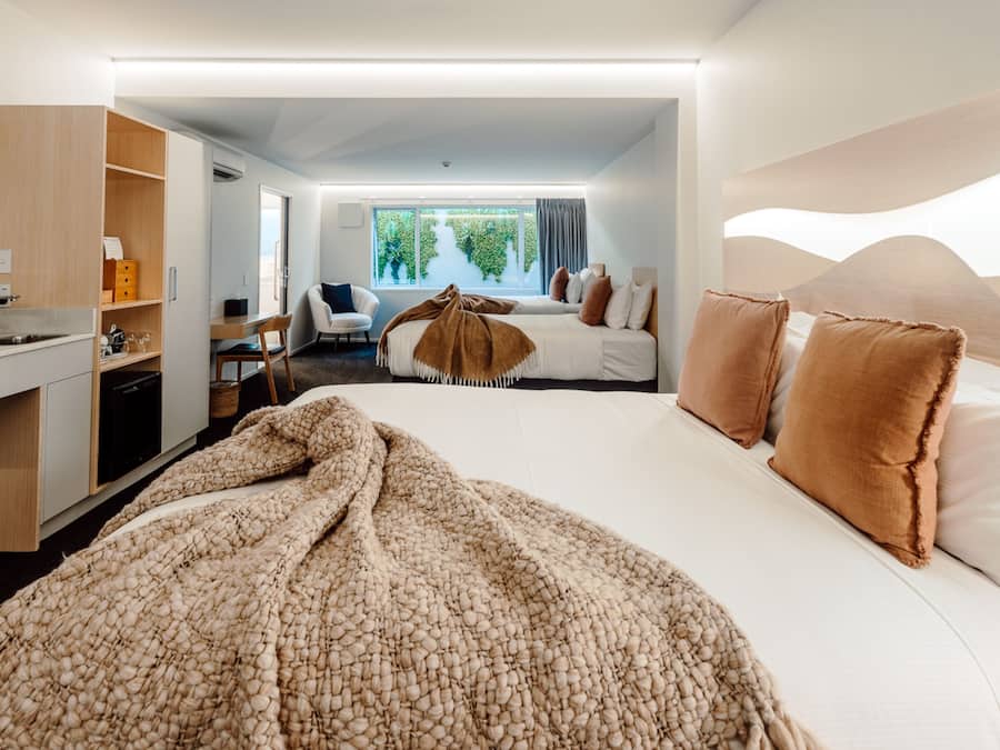 Family & Accessible Room | Egyptian cotton sheets, premium bedding, blackout drapes, soundproofing