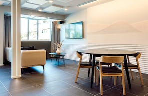 Zona de estar del vestíbulo