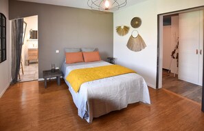 1 غرفة نوم وواي فاي مجانًا وملاءات أسرّة