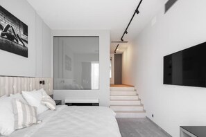 1 habitación y ropa de cama