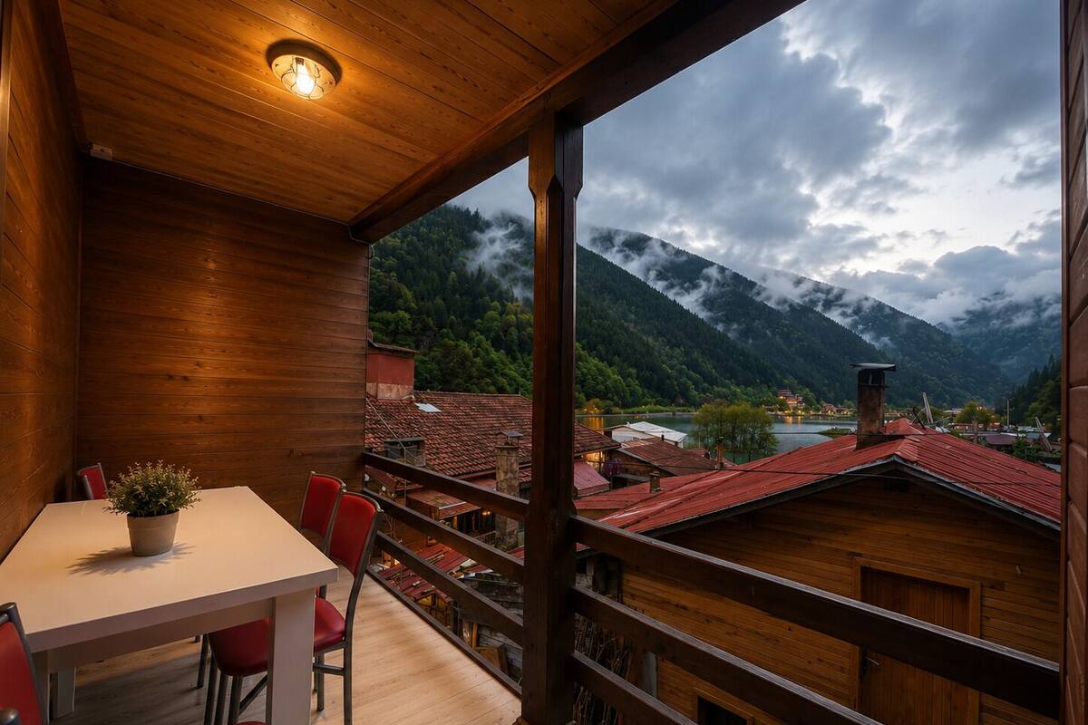 Suite – deluxe, utsikt mot innsjø | Terrasse/patio