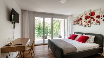 1 Schlafzimmer, Bügeleisen/Bügelbrett, kostenloses WLAN, Bettwäsche