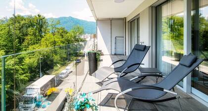 Magnifique appartement à proximité du Lido de Locarno (Linda Terrace)