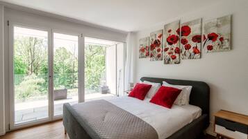 1 Schlafzimmer, BĂŒgeleisen/BĂŒgelbrett, kostenloses WLAN, BettwĂ€sche