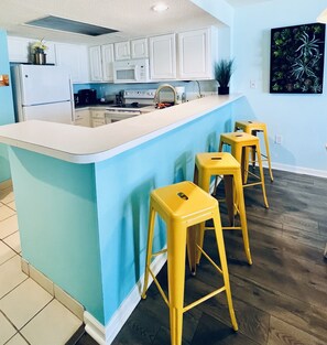 Private kitchen - Direct Ocean Views Myrtle Beach Sand Dunes. Check my other listing right beside (Myrtle Beach)