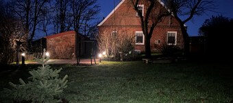 Sandpit - Historic 100sqm house for 4-6 pers. + dog with fireplace, sauna and